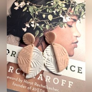 Polymer romantic earrings.